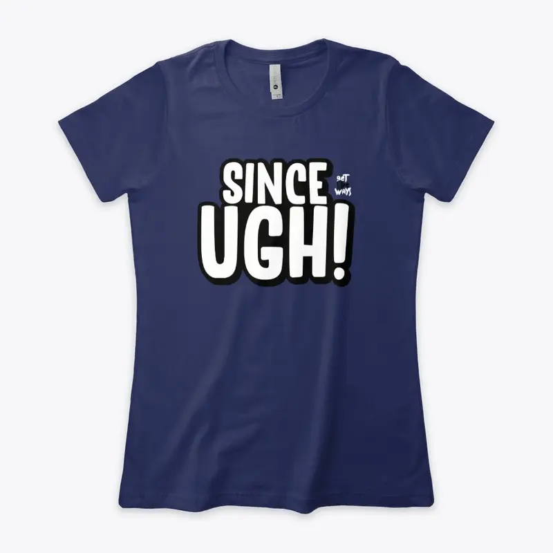 "UGH" Logo Women's Boyfriend T-Shirt