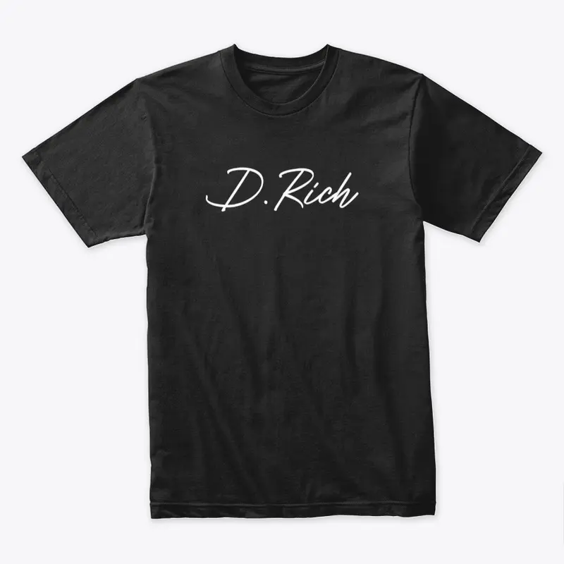 "D. Rich" Script Logo T-Shirt