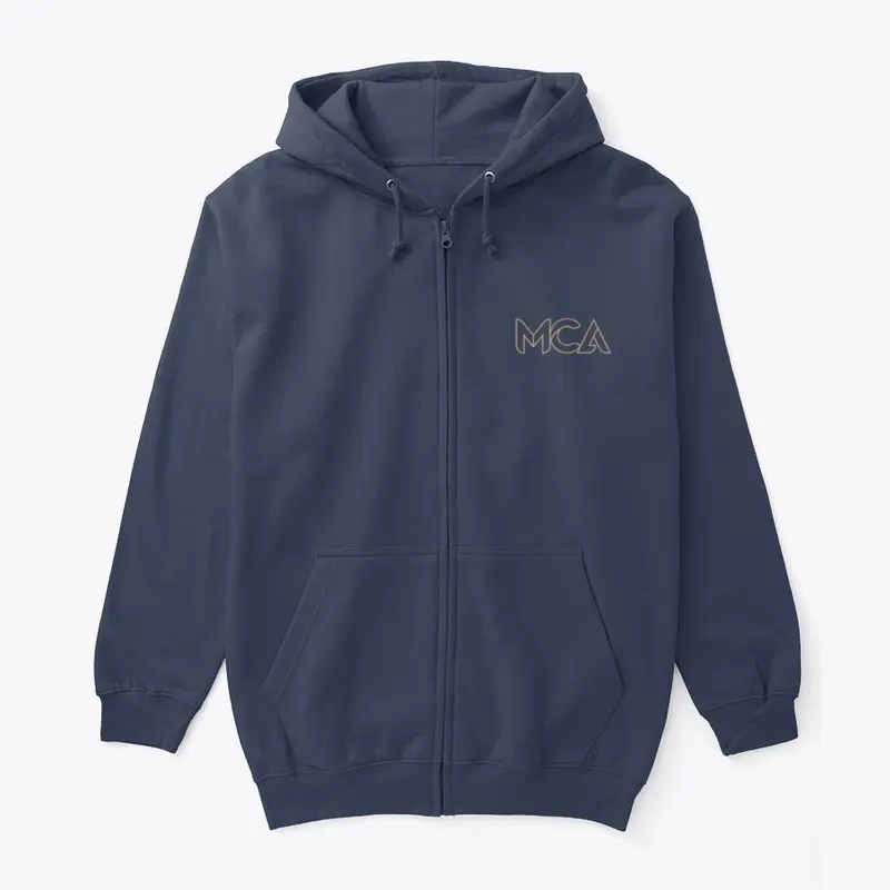 "MCA" Logo Zip Hoodie