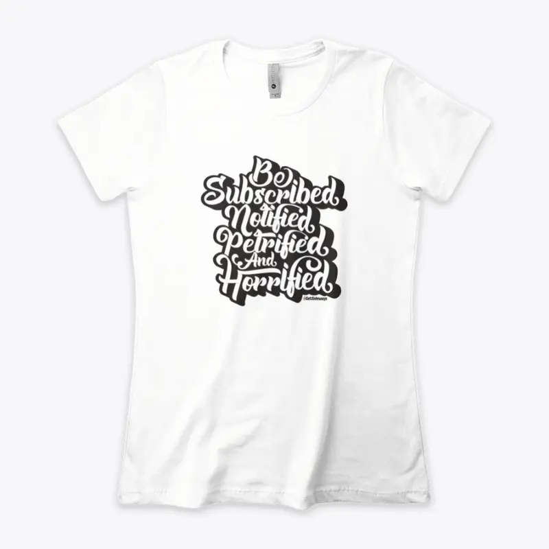 "Be Subscribed" Women's Boyfriend TShirt