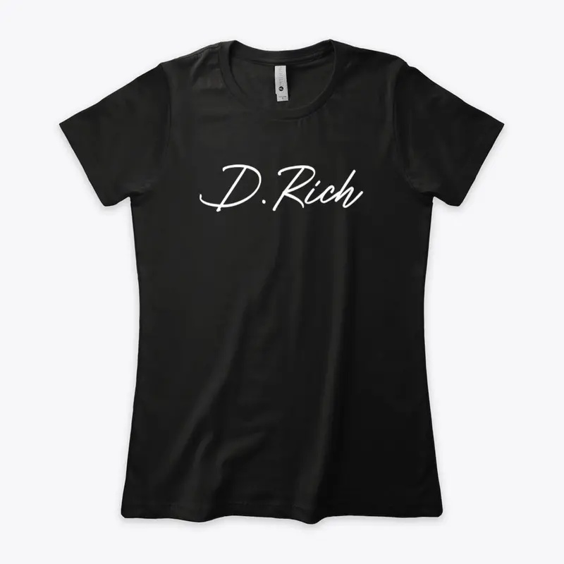 "D. Rich" Script Logo Women's Boyfriend