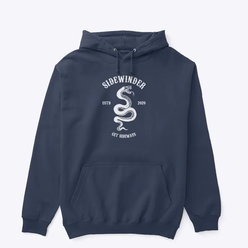 "Sidewinder" Logo Hoodie (WH)