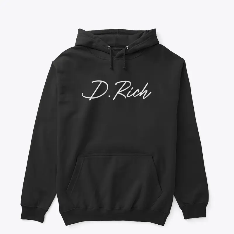 "D. Rich" Script Logo Hoodie