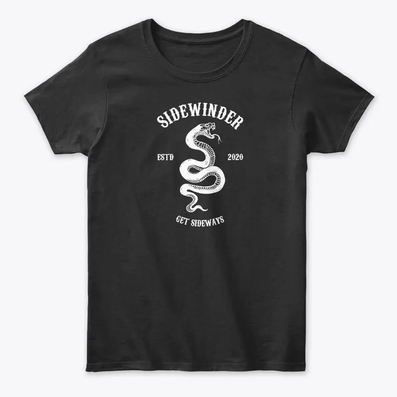 "Sidewinder" Logo Women's T-shirt (WH)