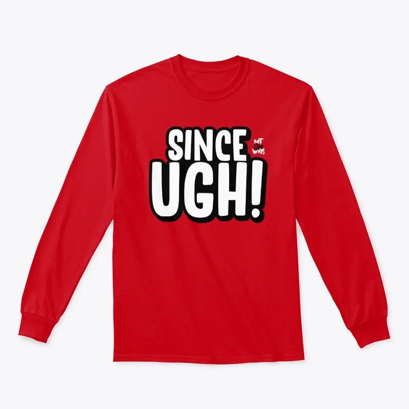 "UGH" Logo Long Sleeve T-Shirt