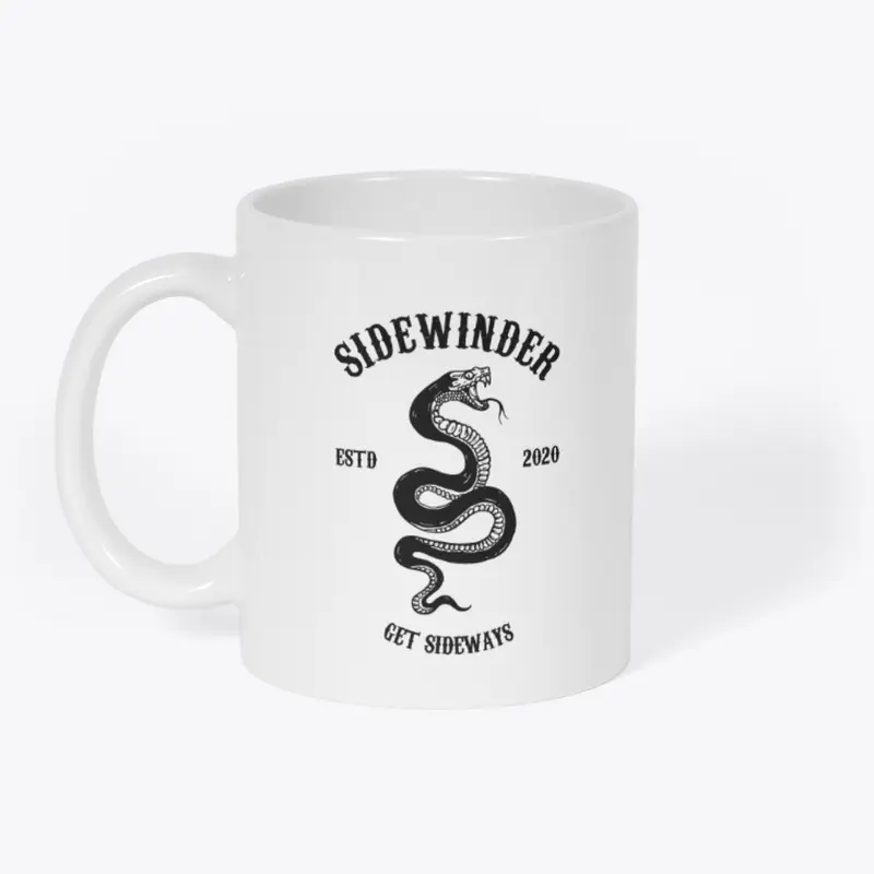 "Sidewinder" Logo White Mug