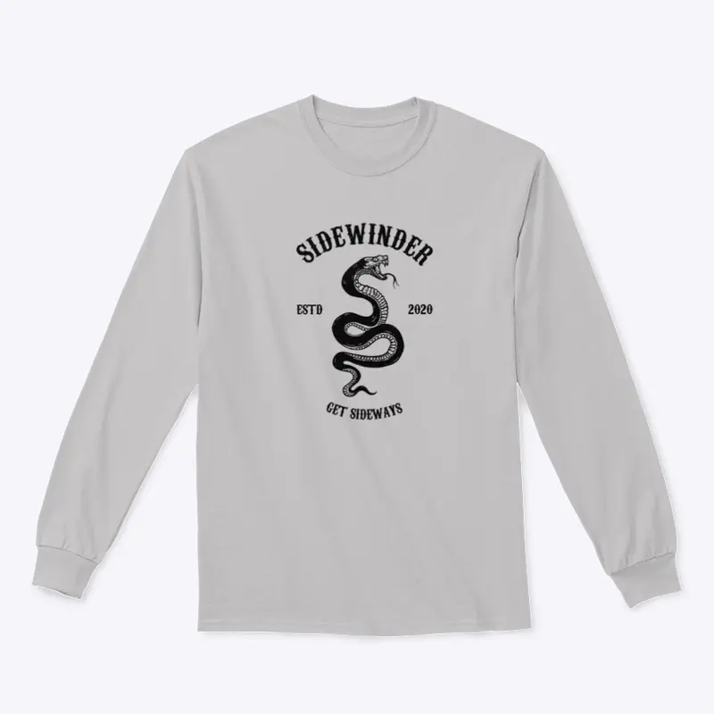 "Sidewinder" Logo Long Sleeve T (BL)