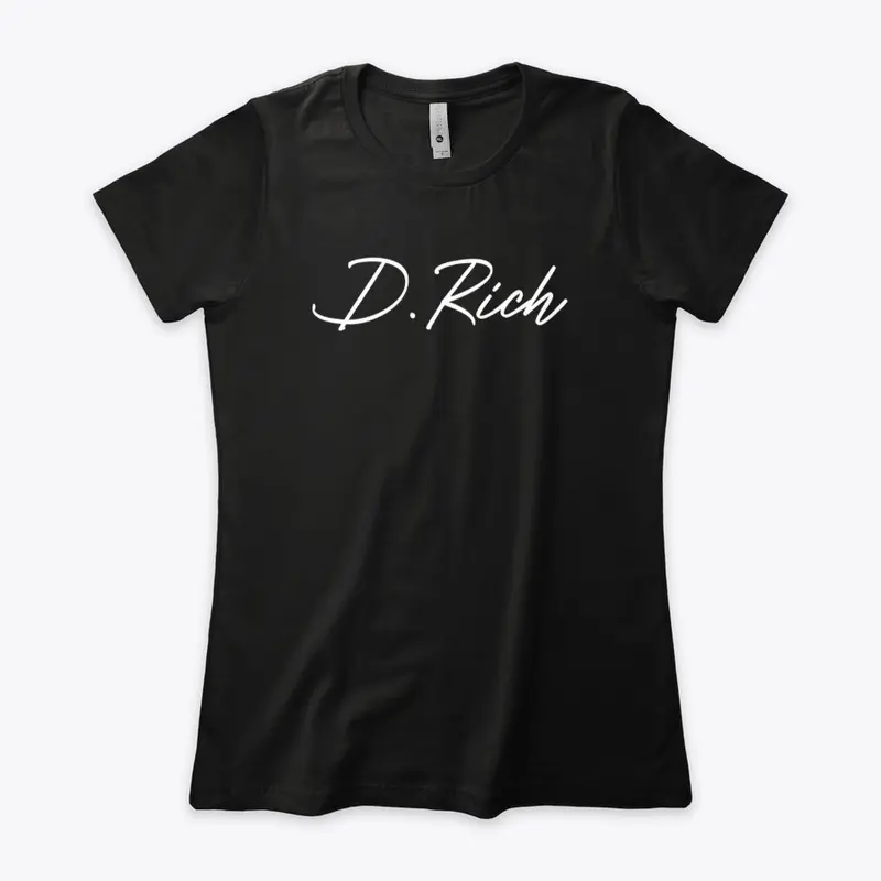 "D. Rich" Script Logo Women's Boyfriend