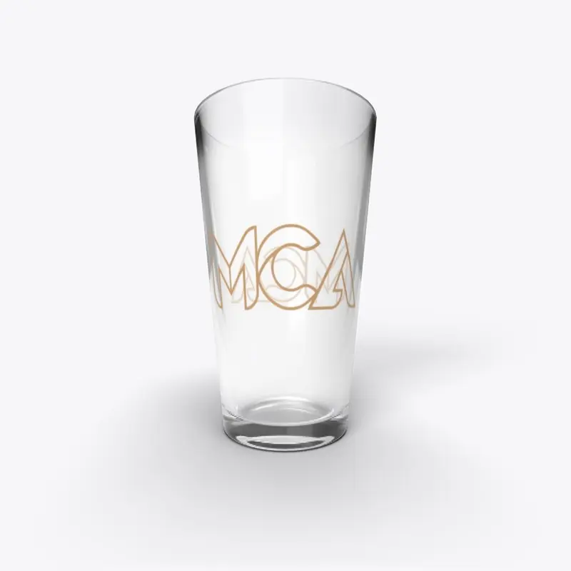 "MCA" Logo Pint Glass